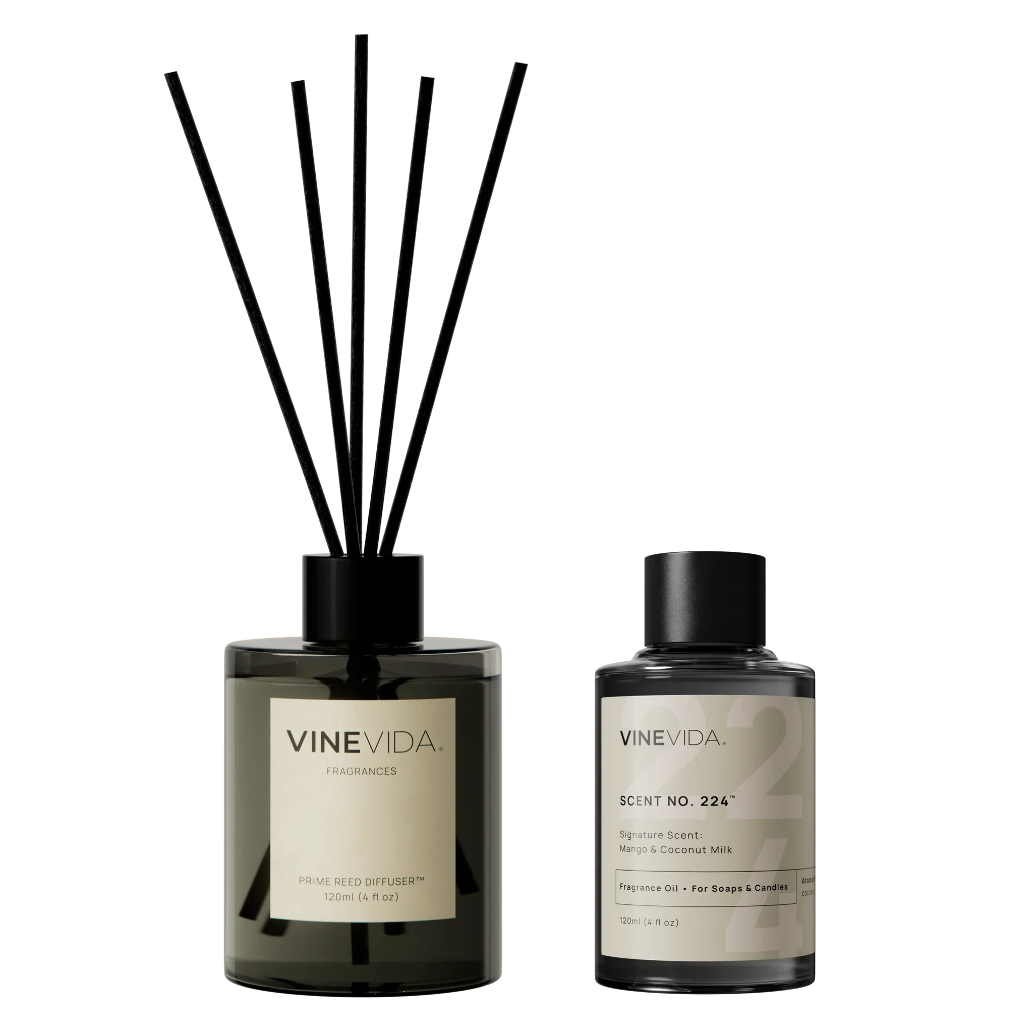 NO. 224 Reed Diffuser - Mango & Coconut Milk - Image 4