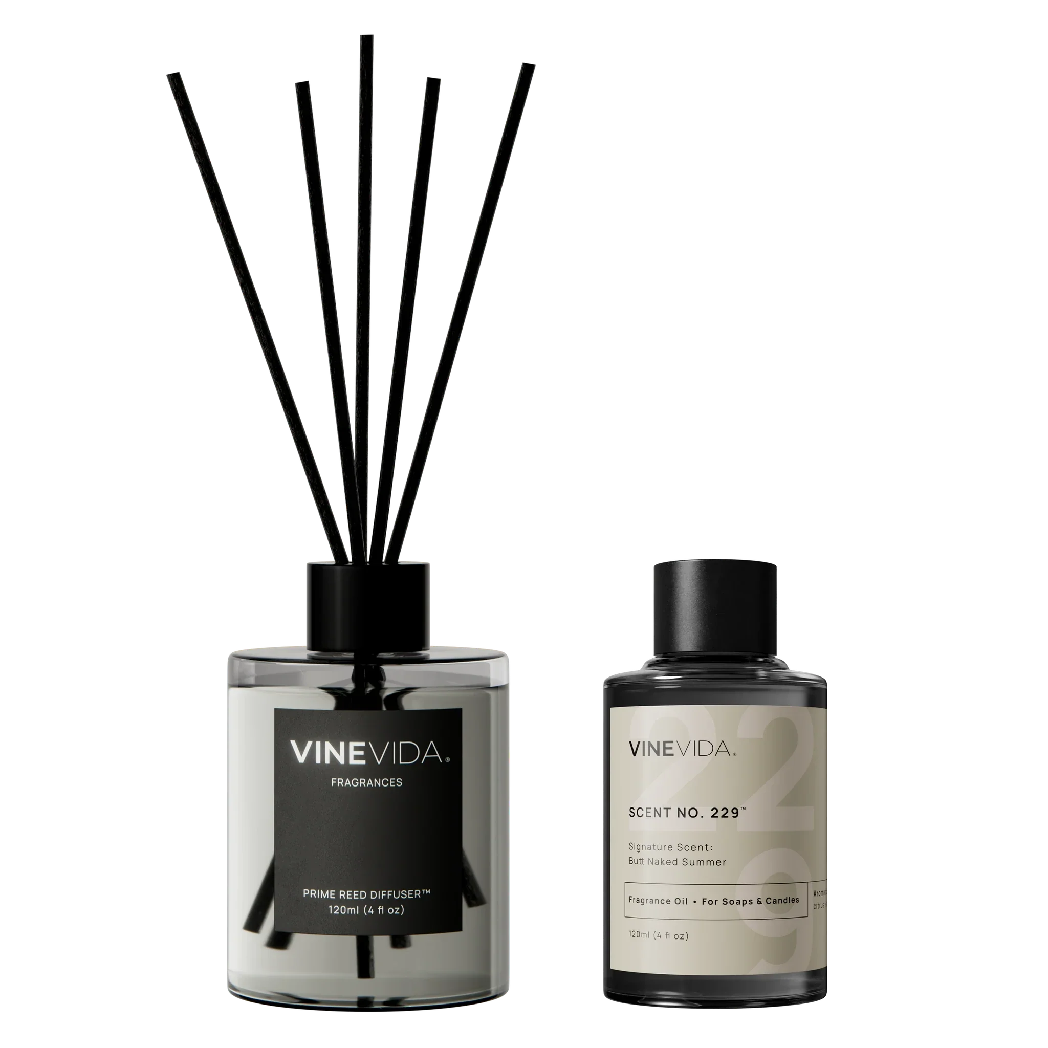 NO. 229 Reed Diffuser - Butt Naked Summer - Image 3