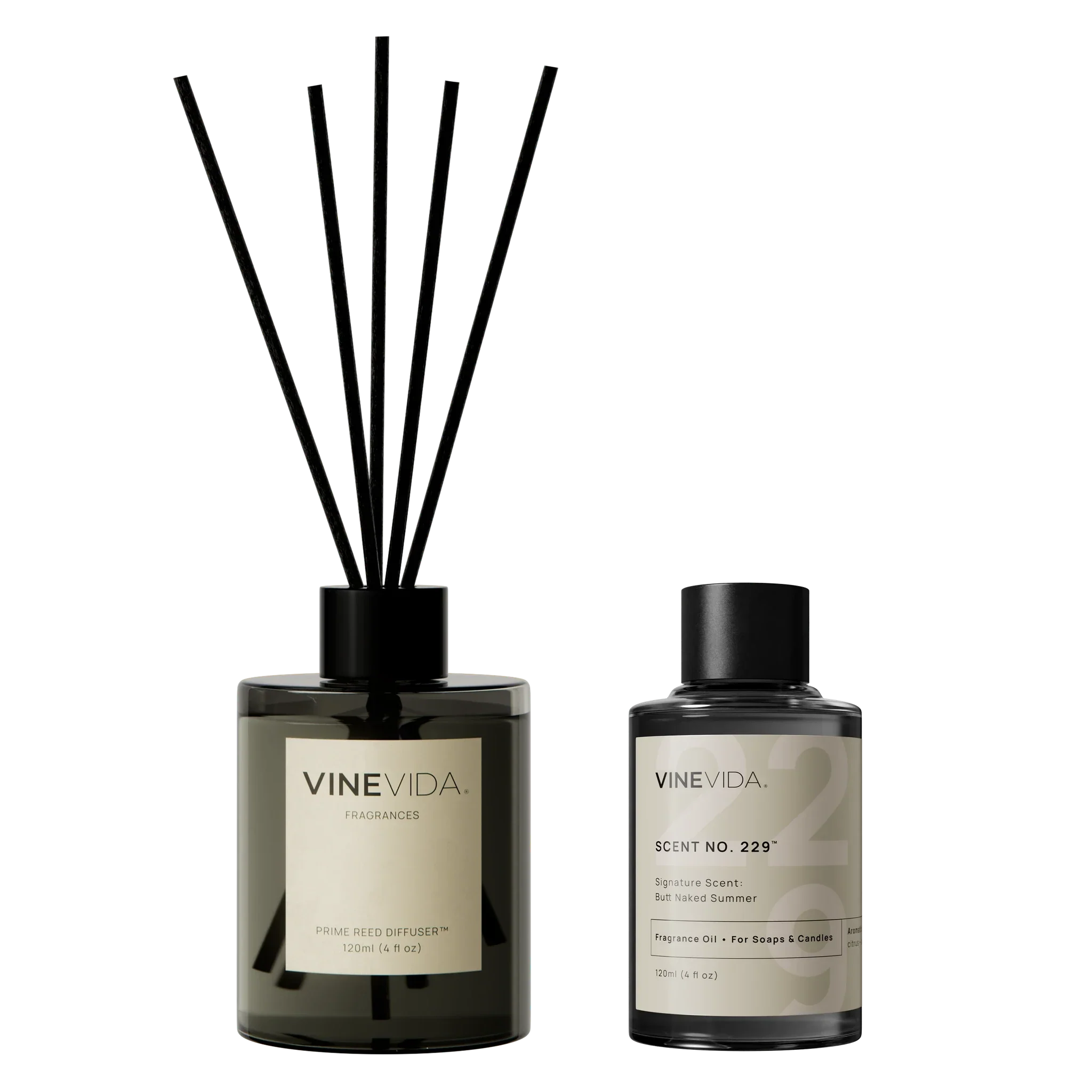NO. 229 Reed Diffuser - Butt Naked Summer - Image 4