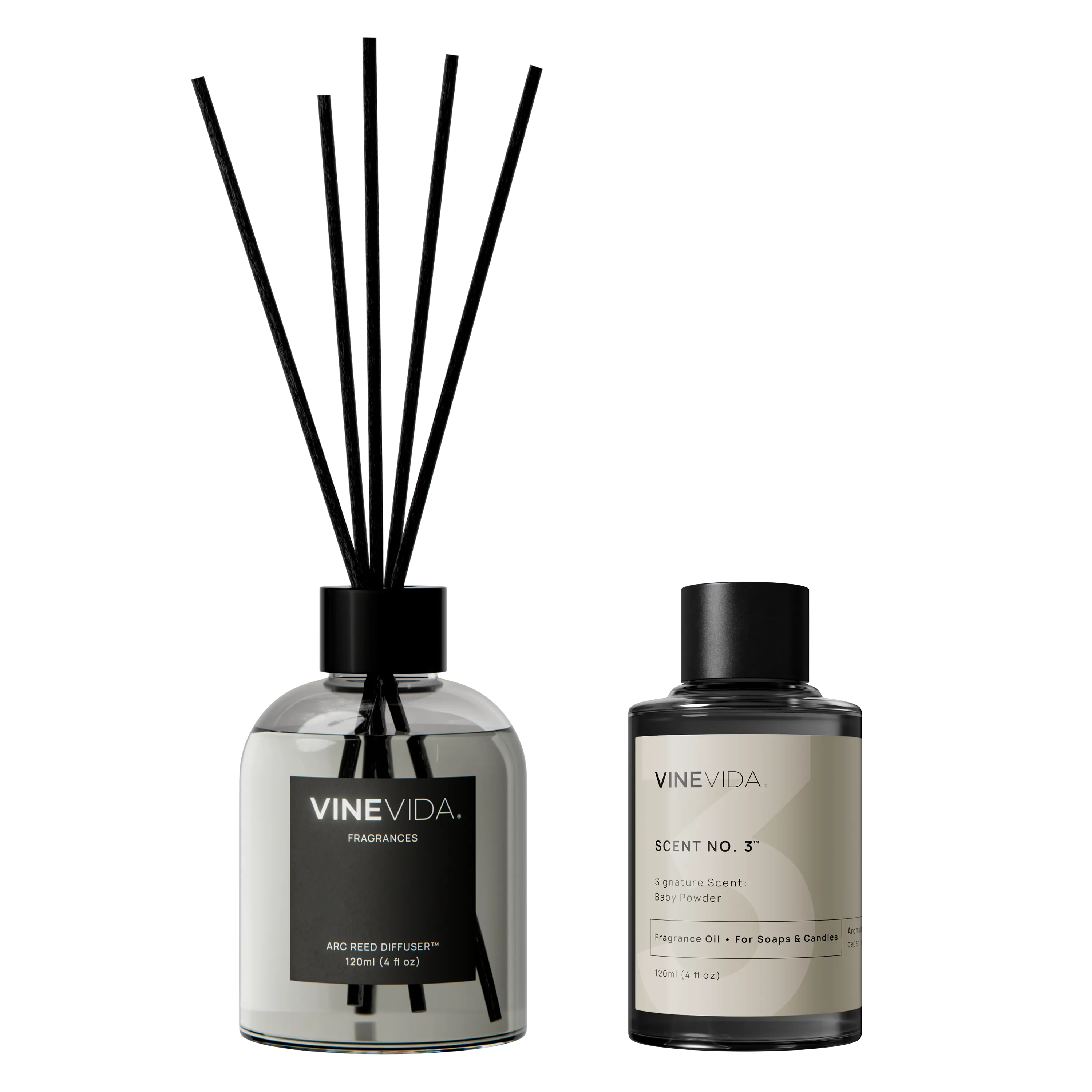 NO. 3 Reed Diffuser - Baby Powder - Image 4