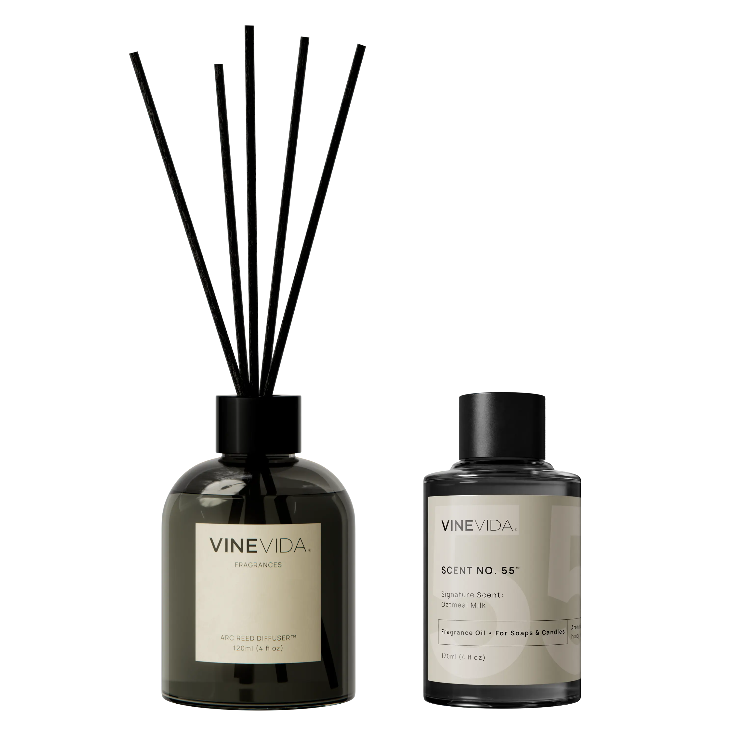 NO. 55 Reed Diffuser - Oatmeal Milk - Image 3